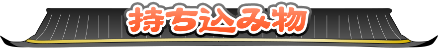 持ち込み物