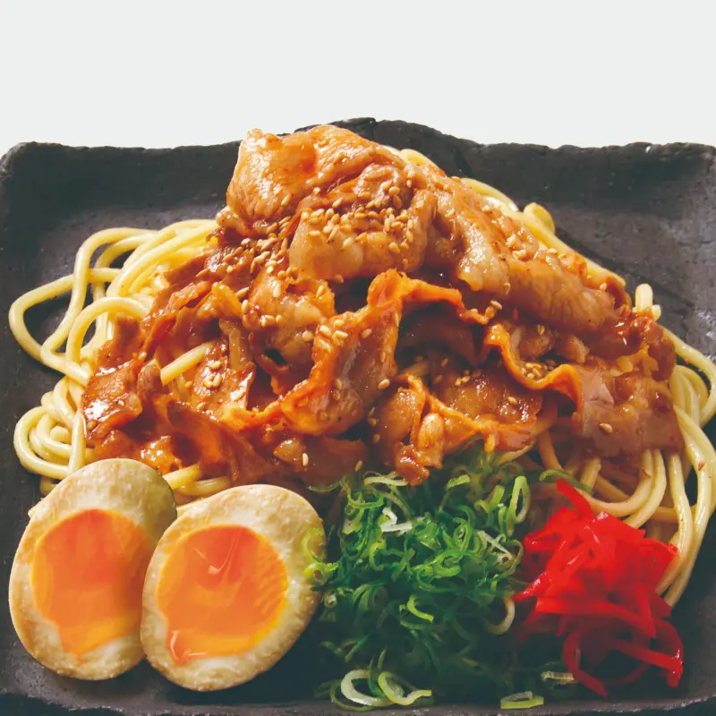 肉玉盛り焼ラーメン 