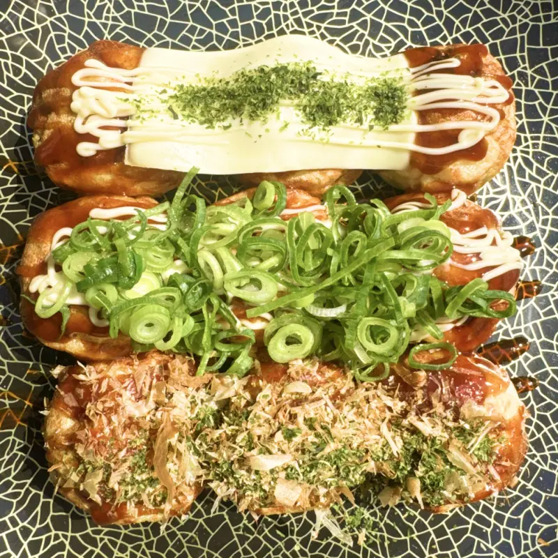 大たこ焼　三種盛