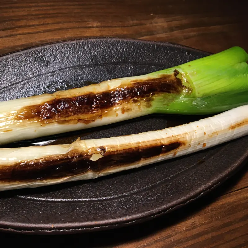 九条ねぎの一本焼き
